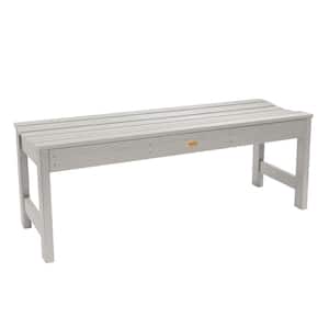 Lehigh 5 ft. 2-Person Harbor Gray Recycled Plastic Outdoor Picnic Bench