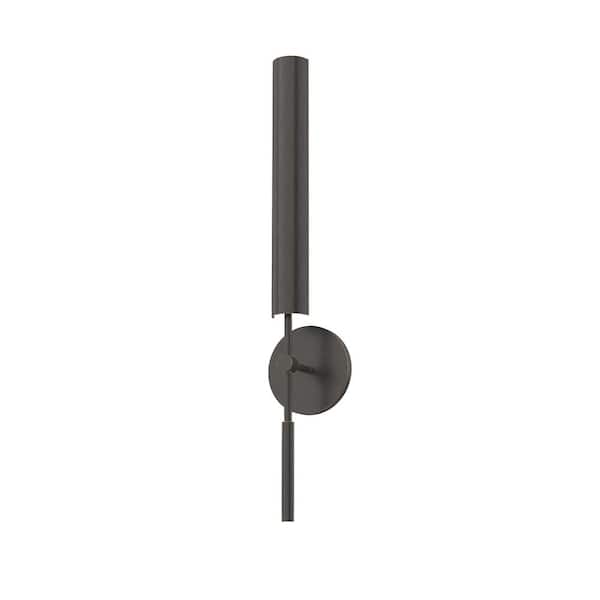 ALORA Astrid 25-in 1 Light 5-Watt Metal Shade/Urban Bronze Integrated LED Vanity Light