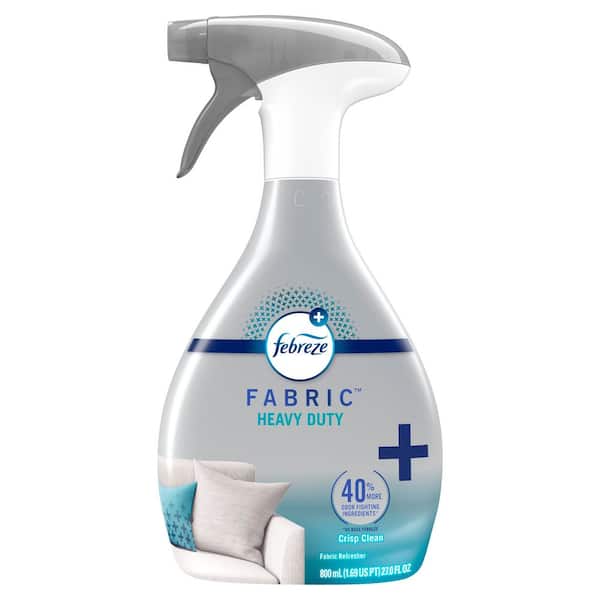 Febreze 27 oz. Crisp Clean Heavy-Duty Odor Eliminating Fabric Freshener