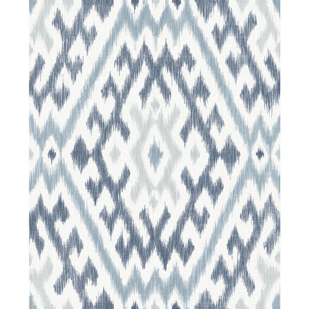 Solola Blue Ikat Wallpaper price history on PriceWatchPro