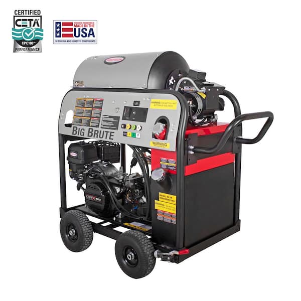 4000 PSI 4.0 GPM Hot Water Gas Pressure Washer, CRX420 Engine and Comet Pump, Heavy-Duty Commercial Power Washer