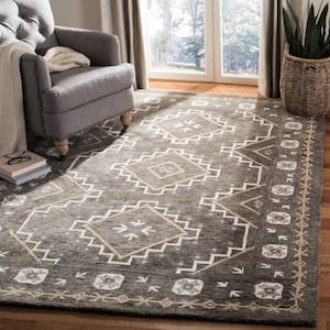 Bella Brown/Taupe 3 ft. x 4 ft. Border Area Rug
