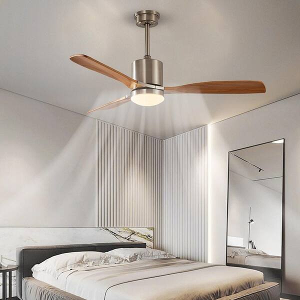 brown modern ceiling fan