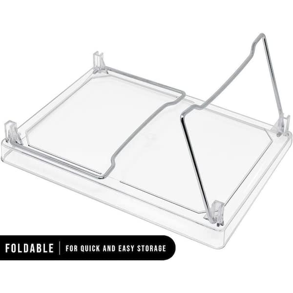 Sorbus Clear Acrylic Shelf Dividers for Shelves- 2 Pack