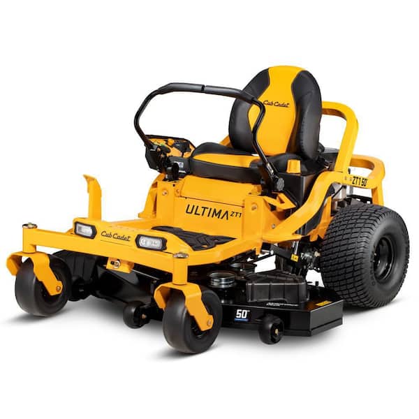 Cub Cadet - Ultima ZT1 50 in. Fabricated Deck 23HP V-Twin Kawasaki FR Series Engine Dual Hydro Drive Gas Zero Turn Riding Lawn Mower