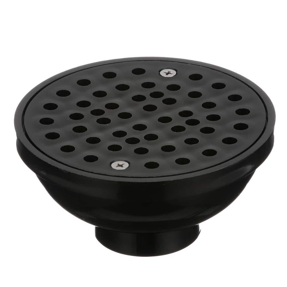 Buy Oatey 42420, 130 Series Round Matte Black Screw-In Strainer with Ring,  (Pack of 4 pcs) - Mega Depot