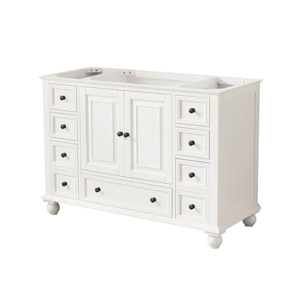Avanity Windsor 48-in White Bathroom Vanity Cabinet