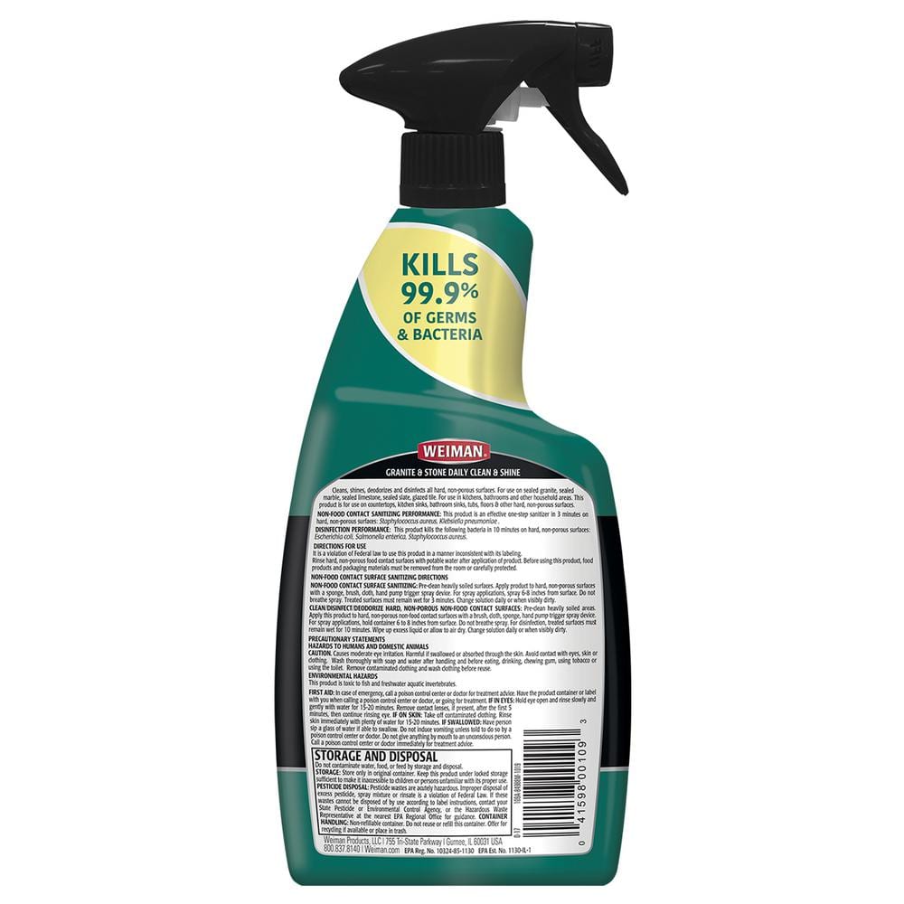 24 oz Citrus Scent Granite and Stone Disinfectant Cleaner