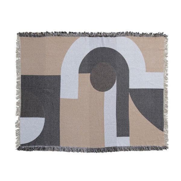 Storied Home Multicolor Cotton Throw Blanket