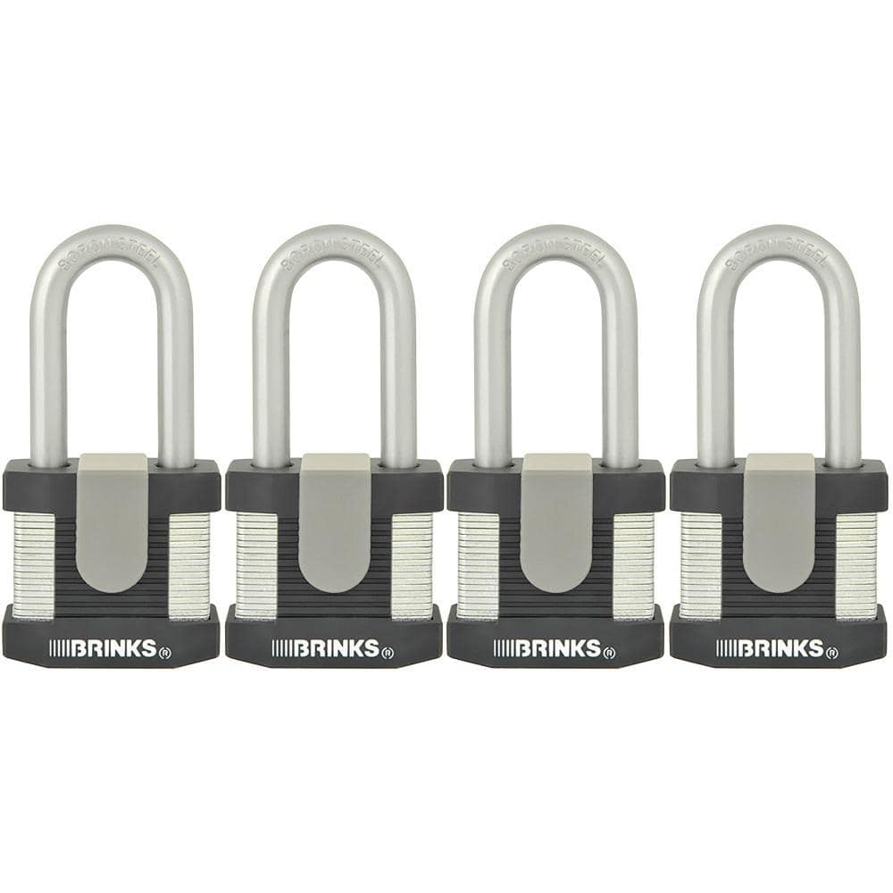 UPC 039208985024 product image for 50 mm Laminated Steel Commercial Padlock (4 Pack) | upcitemdb.com