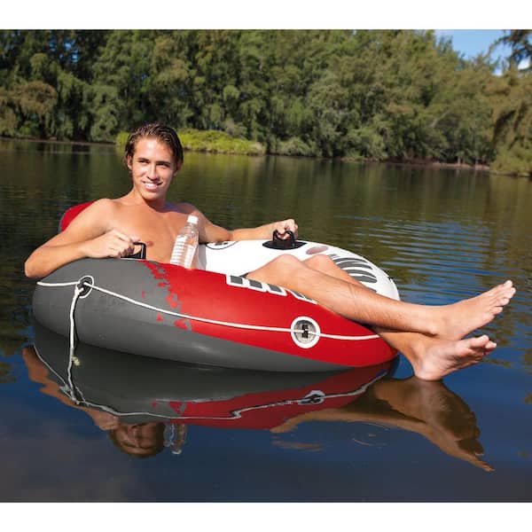 Intex River Run Single Inflatable Lake Floating Water Tube Lounger, Color  Varies 56825EP - The Home Depot