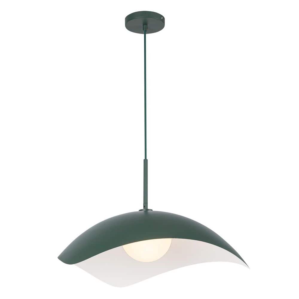 Kirby 22-in 1 Light 60-Watt Pine Green Pendant Light price history on PriceWatchPro
