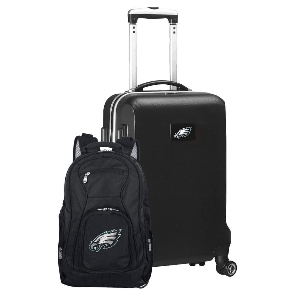 Philadelphia Eagles MOJO 19'' Personalized Premium Wheeled Backpack - Black