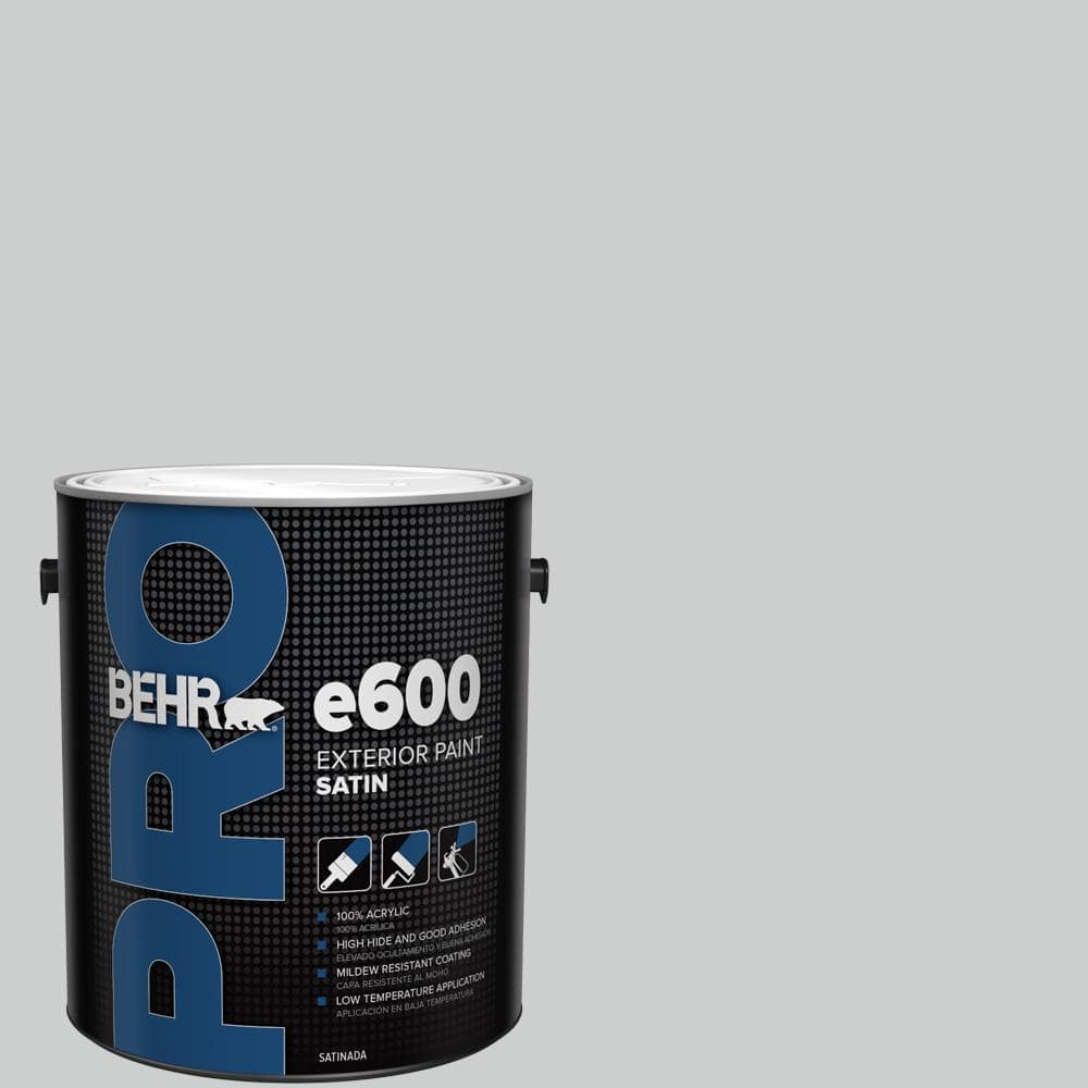 BEHR PRO 1 gal. 760E2 Manhattan Mist Satin Exterior Paint PR64001
