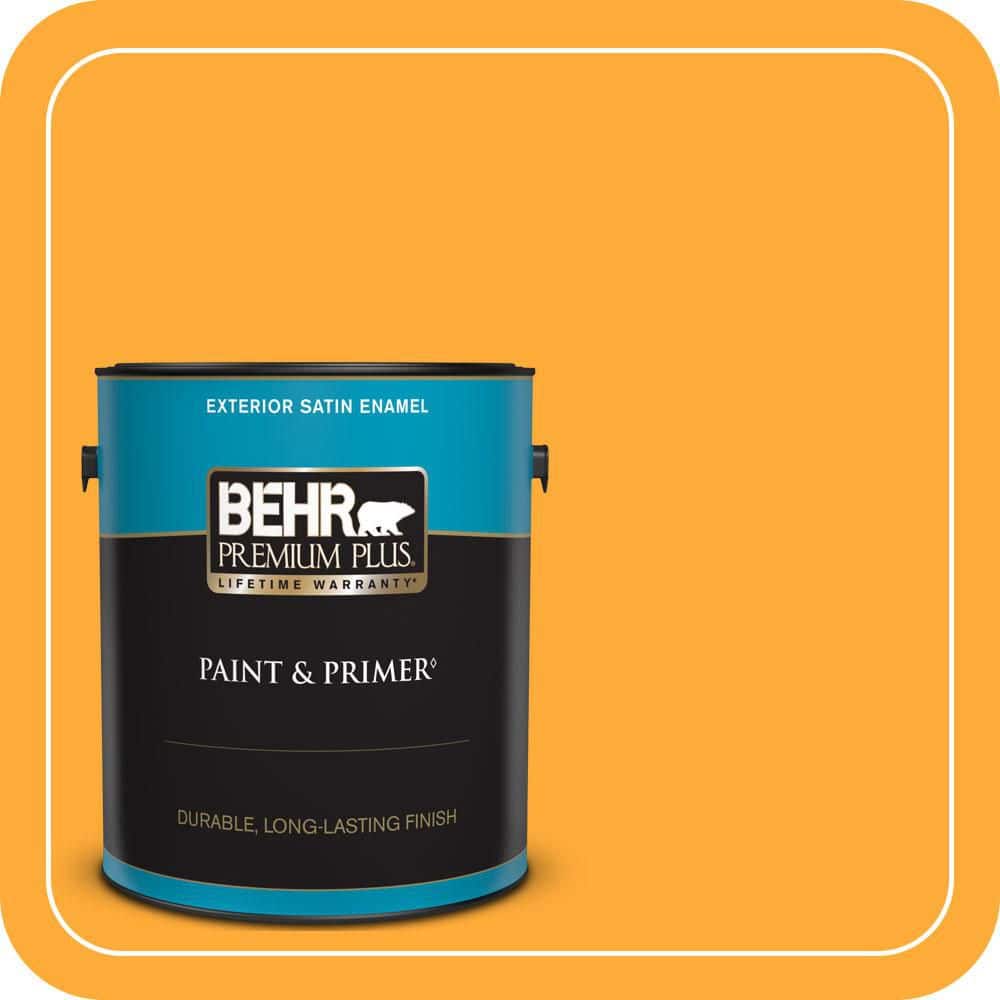 1 gal. #S-G-310 Peach Butter Satin Enamel Exterior Paint & Primer price history on PriceWatchPro