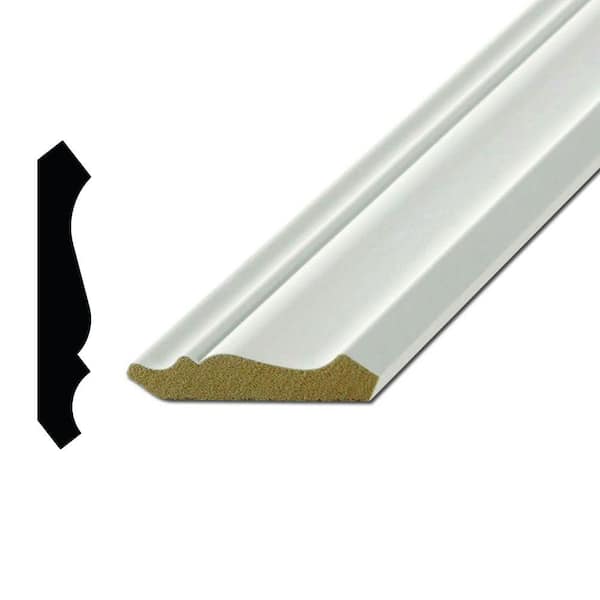 Alexandria Moulding WM 53 7/16 in. x 2-3/4 in. Primed MDF Crown ...