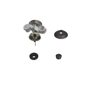 Trafton 60 in. Oil Rubbed Bronze Ceiling Fan Replacement Light Kit