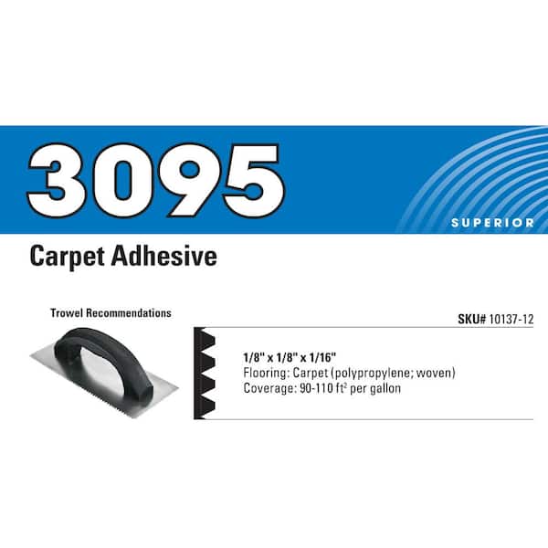 ROBERTS 3095 4 Gal. Latex Based Solvent Free Carpet Adhesive 3095