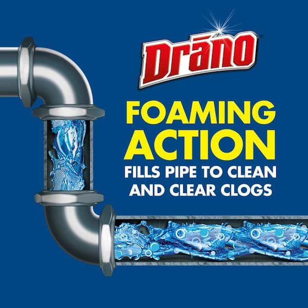 17 oz. Dual-Force Foamer Clog Remover, Commercial Line Drain Cleaner