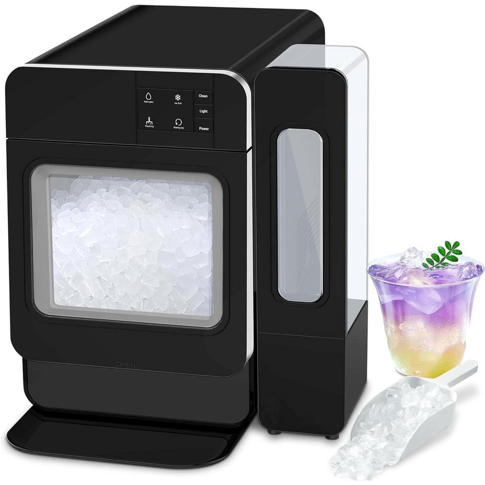 Elexnux 16 in. 33 lb. Countertop Nugget Portable Ice Maker Elexnux 16 in. 33 lb. Countertop Nugget Portable Ice Maker