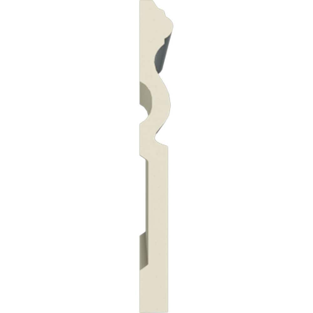 Primed Geometric Polyurethane Baseboard Moulding Sample
