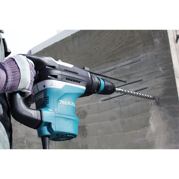 Makita 11 Amp 1-9/16 in. Corded SDS-MAX Conrete/Masonry AVT (Anti-Vibration Technology) Rotary Hammer Drill with Hard Case HR4013C The Home Depot