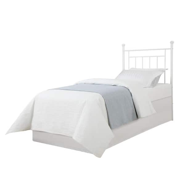 Dorel Living Twin White Metal Headboard