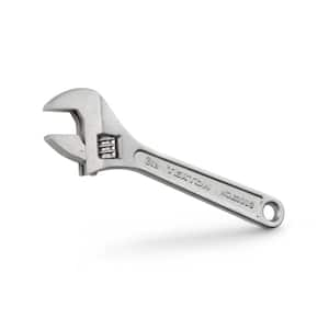 BLACK & DECKER 8-in Hardened Steel Adjustable Wrench at