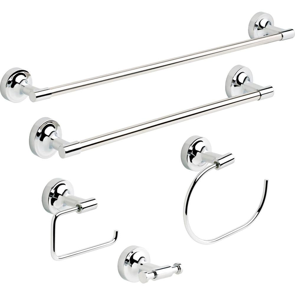 Voisin Polished Stainless Steel 18-Inch Bathroom Grab Bar