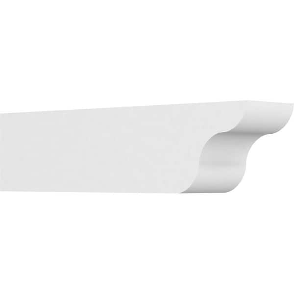 Ekena Millwork 5 in. x 6 in. x 24 in. Standard Carmel Architectural Grade PVC Rafter Tail Brace