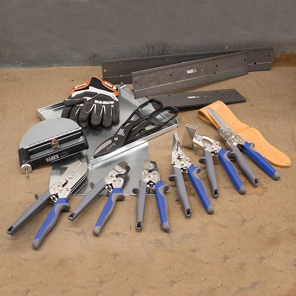 Hand Crimper HVAC Tool for 24-28 Gauge Ductwork Downspout and Stove Pipe JOUNJIP 5-Blade Sheet Metal Crimper Hand Crimper HVAC Tool for 24-28 Gauge Ductwork Downspout and Stove Pipe JOUNJIP 5-Blade Sheet Metal Crimper
