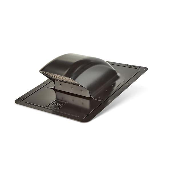 Master Flow Bath & Dryer Rooftop Appliance Vent in Black - Galvanized Steel - 1 Pack