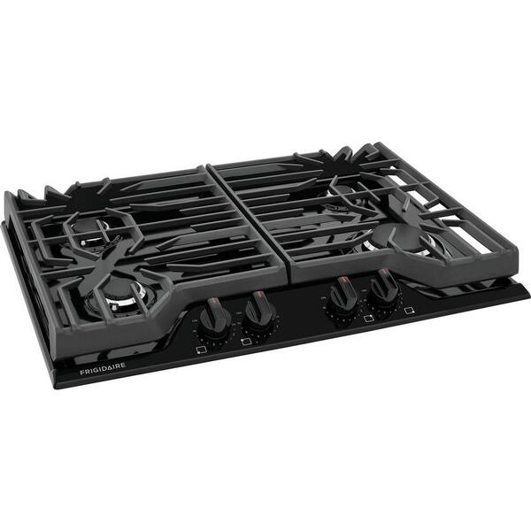 Frigidaire 30 in. Gas Cooktop in Stainless Steel with 4-Burners FCCG3027AS  - The Home Depot