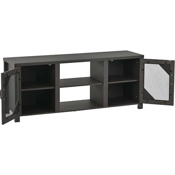 Unbranded 57.8 in. W x 15.6 in. D x 23.6 in. H Bathroom Gray Linen Cabinet