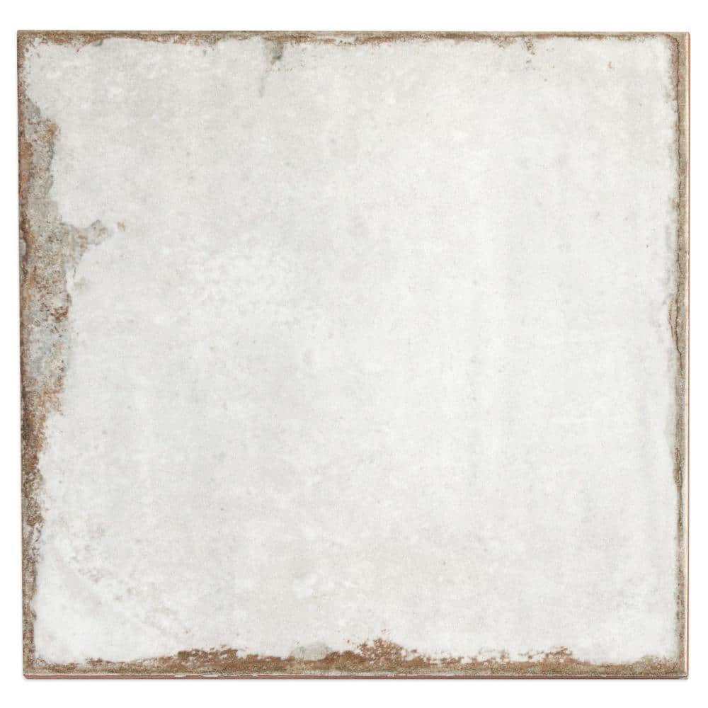 Angela Harris White 8" x 8" Ceramic Wall Tile