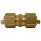 1/4 in. OD Compression Brass Coupling Fitting