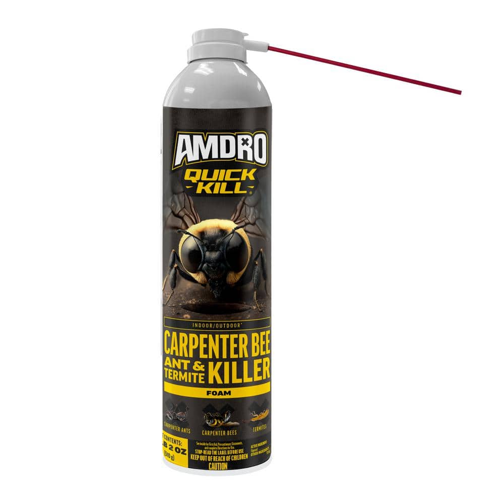AMDRO Quick Kill 18 oz. Indoor and Outdoor Carpenter Bee, Ant and