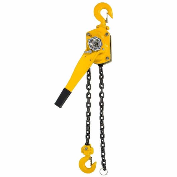 3/4 Ton Lever Block Chain Hoist Ratchet Type Come Along Puller 10FT Chain Lifter 