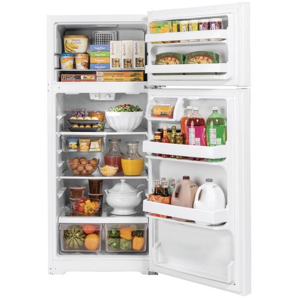 ge 16.6 cu ft refrigerator white