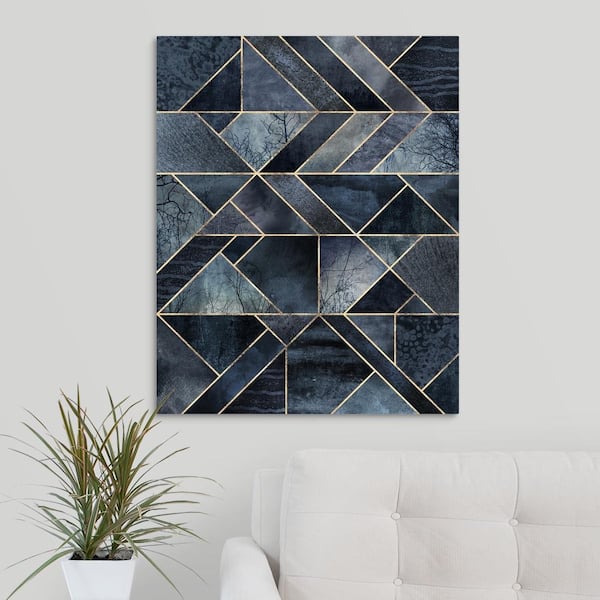 "Abstract Nature" by Elisabeth Fredriksson Canvas Wall Art 2528675_24_24x30 - Home Depot