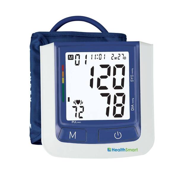 HealthSmart Select Automatic Arm Digital Blood Pressure Monitor and Large Cuff with AC Adapter