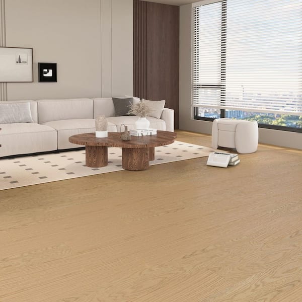 Oak 0.47 in. T x 35.83 in. L x 4.92 in. W Tongue and Groove Engineered Hardwood Flooring (24.49 sq. ft. / 20-Pack)​