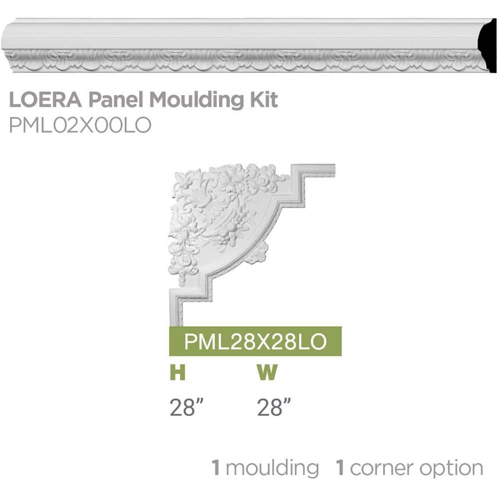 Gray Polyurethane Decorative Panel Moulding