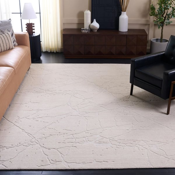 Bedford 8 ft. x 10 ft. Light Beige Fractured Area Rug