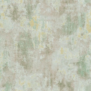 Italian Textures 2 Green/Beige Rustic Texture Vinyl on Non-Woven Non-Pasted Wallpaper Roll (Covers 57.75 sq.ft.)