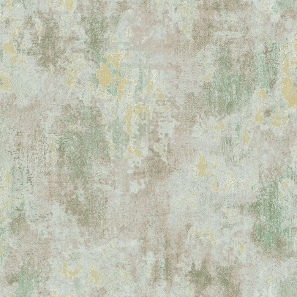 Italian Design Green/Beige Rustic Texture Vinyl on Non-Woven Non-Pasted Wal