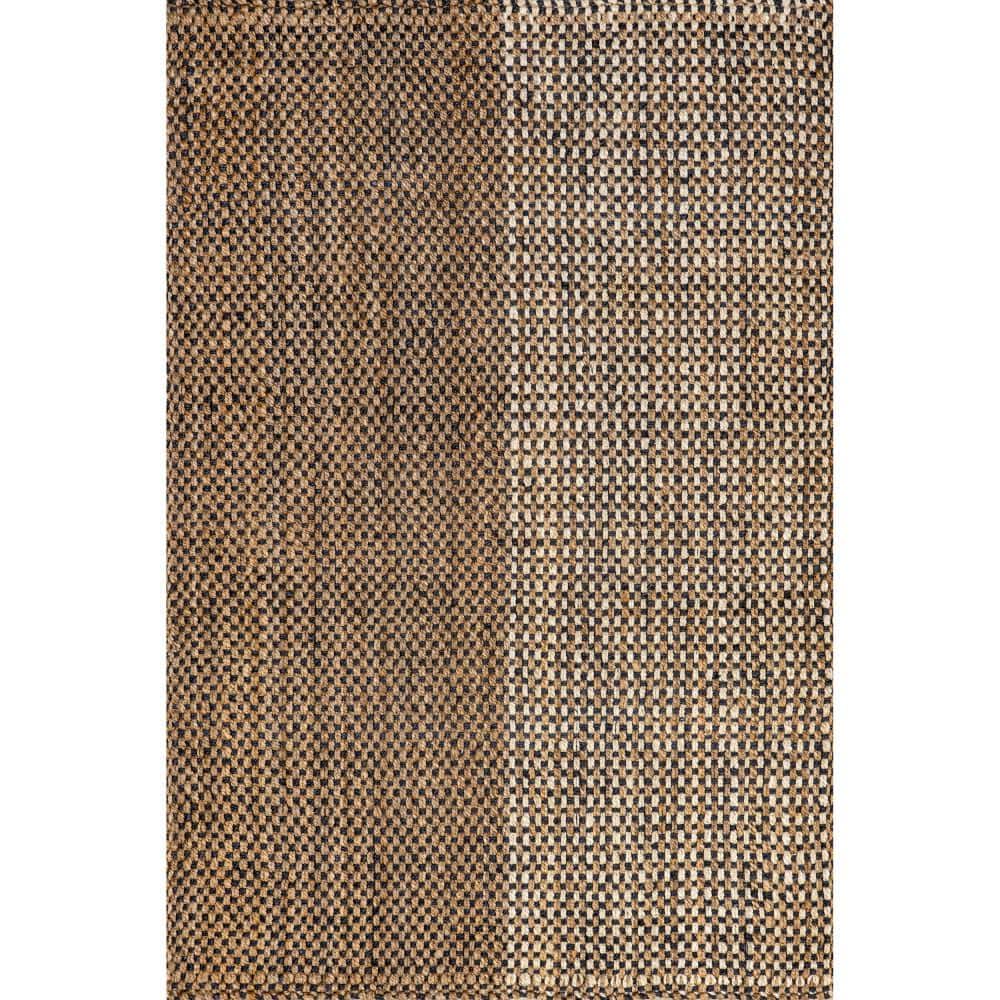 Axton Geometric Chunky Jute Natural 5 ft. x 8 ft. Area Rug price history on PriceWatchPro