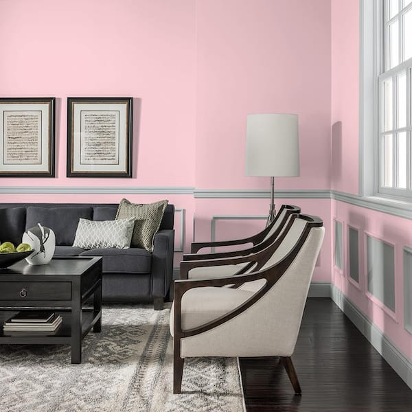 Glidden Premium 1 qt. PPG1184-2 Pleasing Pink Semi-Gloss Exterior Latex  Paint PPG1184-2PX-4SG - The Home Depot