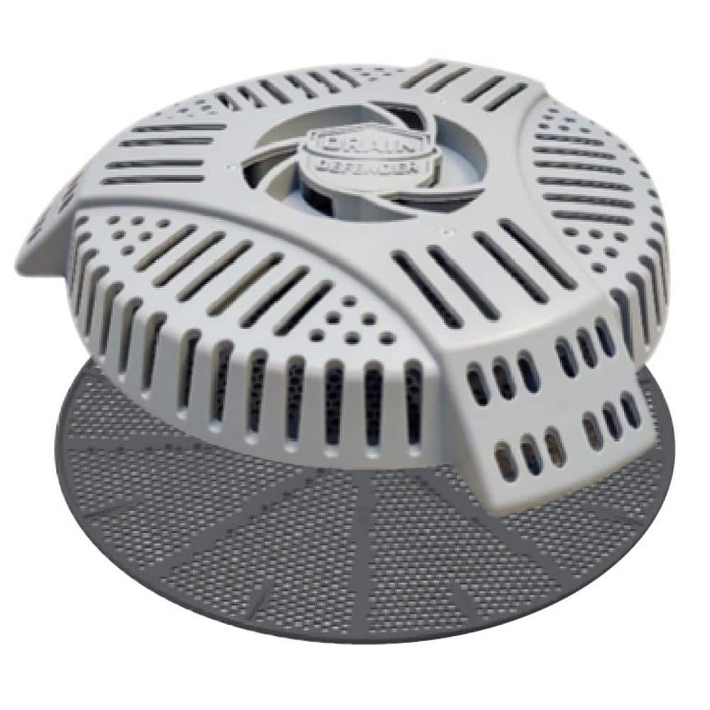 Easy-Install Two-Stage Stairwell Drain Cover Resists Yard Waste Clogs and F