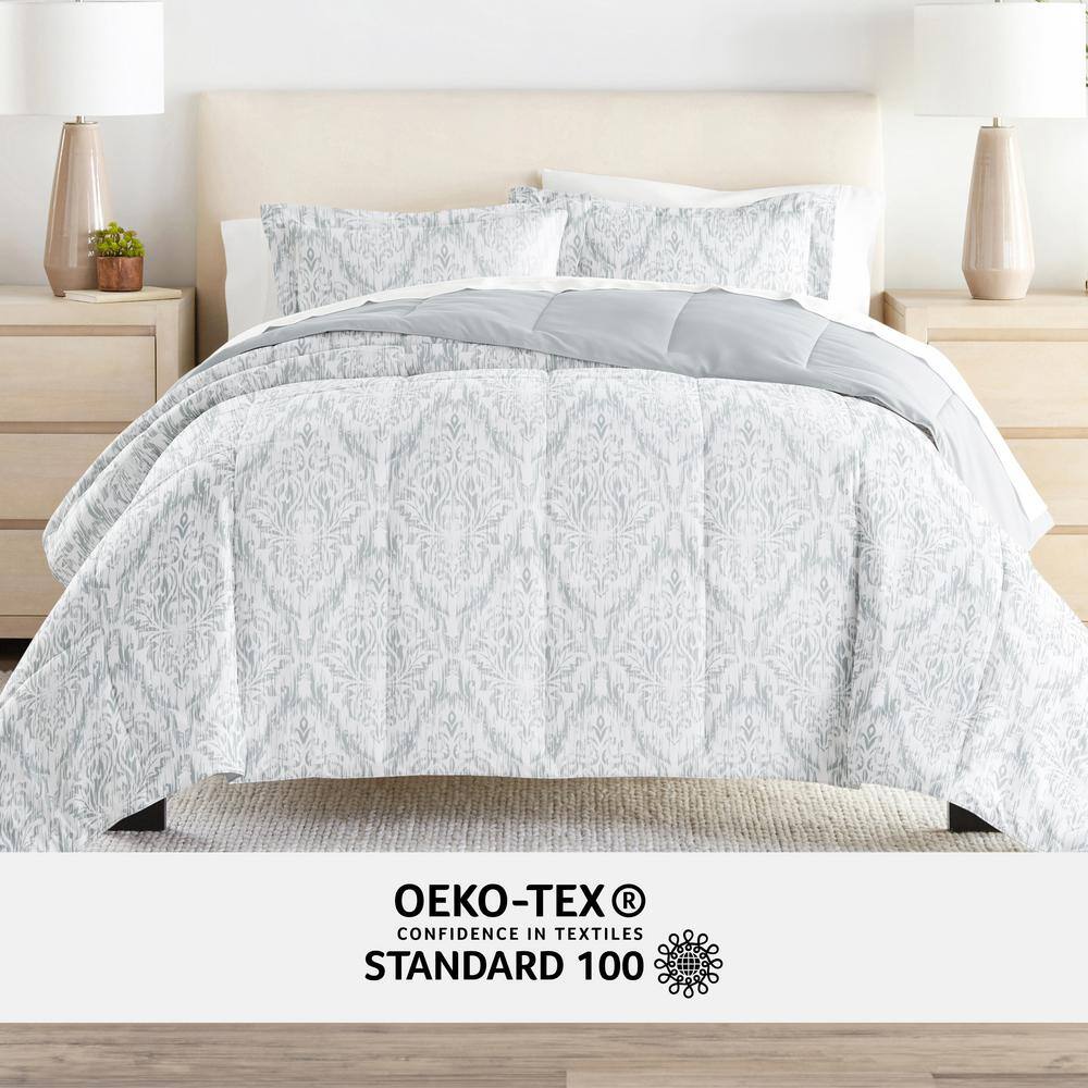 California King English Countryside Reversible Microfiber Bedding Set